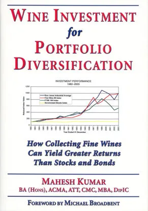 A book about Wine Investment for Portfolio Diversification.