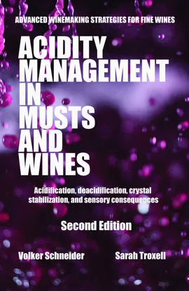 a wine book abour Acidity Management in Must and Wine, advanced winemaking